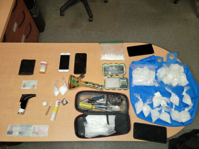 Saskatchewan RCMP recovered approximately 900 grams of suspected crystal methamphetamine and drug trafficking paraphernalia from a vehicle Nov. 29. 