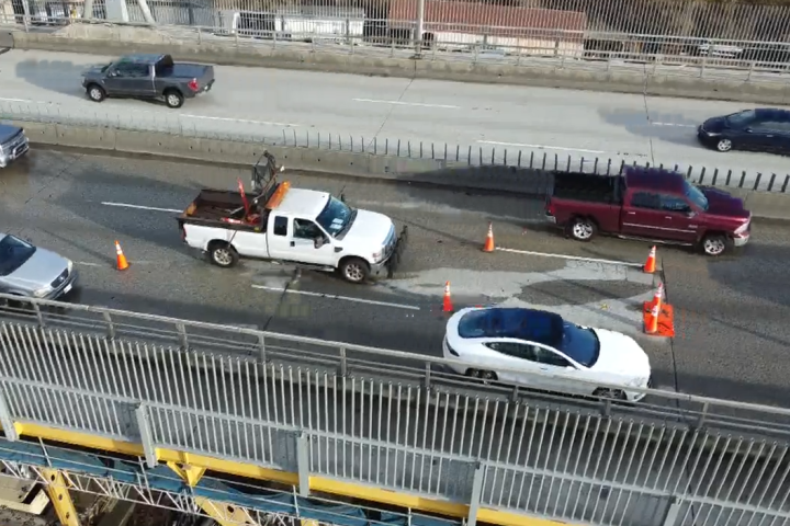 Second pothole on Ironworkers’ bridge causing traffic delays for North Shore