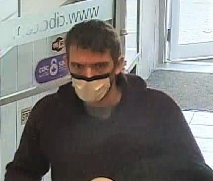 One of the images of the suspect previously released by police.