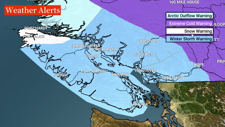 B.C. South Coast Should Brace For Severe Winter Storm, Avoid Non ...