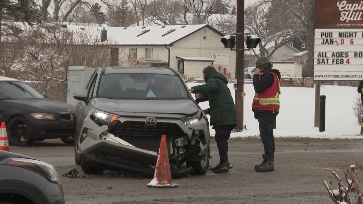 Calgary police warn of winter driving conditions as collisions close ...