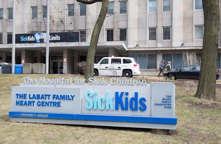 Toronto SickKids Hospital in Toronto is shown on Thursday April 5, 2018.