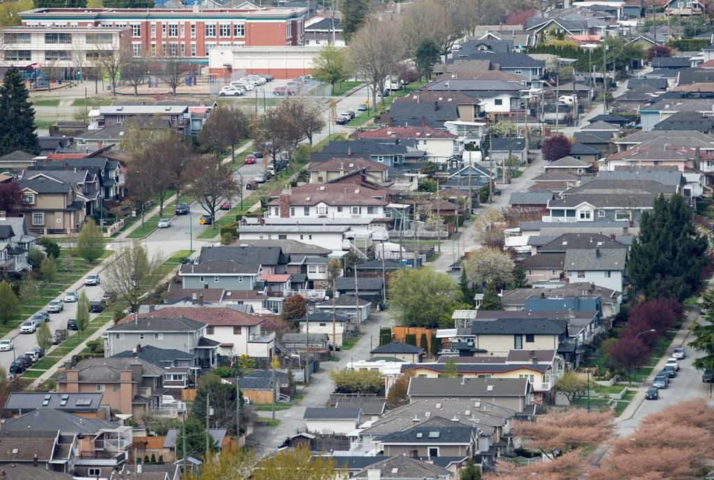 Homes are pictured in Vancouver, Tuesday, April 16, 2019. B.C.