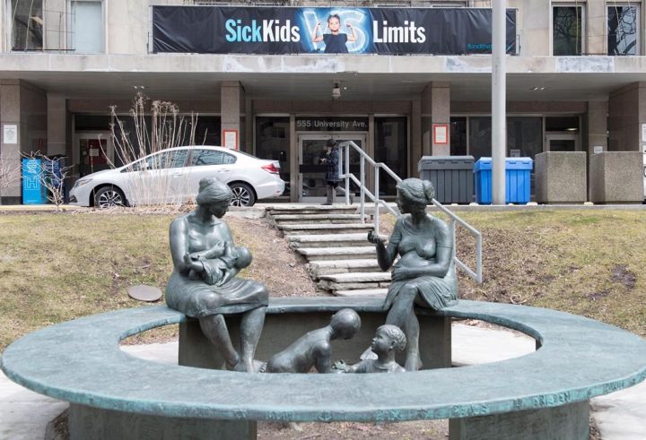 Toronto Sick Kids Hospital in Toronto is shown on Thursday, April 5, 2018. The Hospital for Sick Children in Toronto says most of its priority systems are back after a ransomware attack affected its operations. 