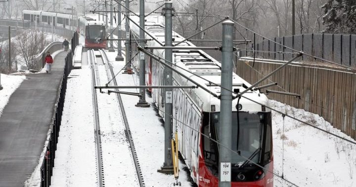 Ottawa still repairing damage to LRT from last week’s ice storm