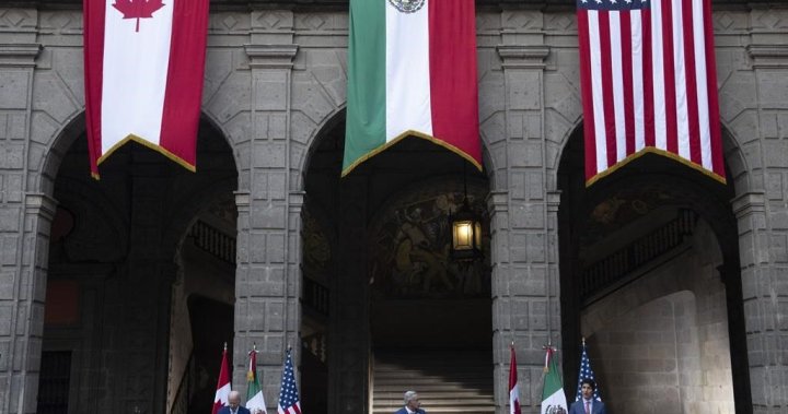 Canada, U.S., Mexico pledge to tighten economic ties, boost domestic production – National | Globalnews.ca