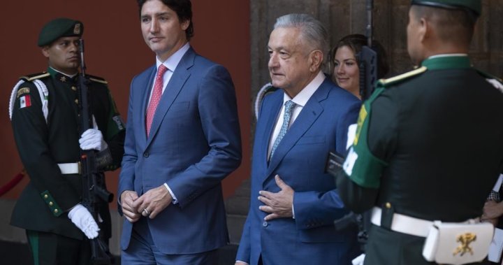 Trudeau meeting with Mexican president as ‘Three Amigos’ summit wraps up