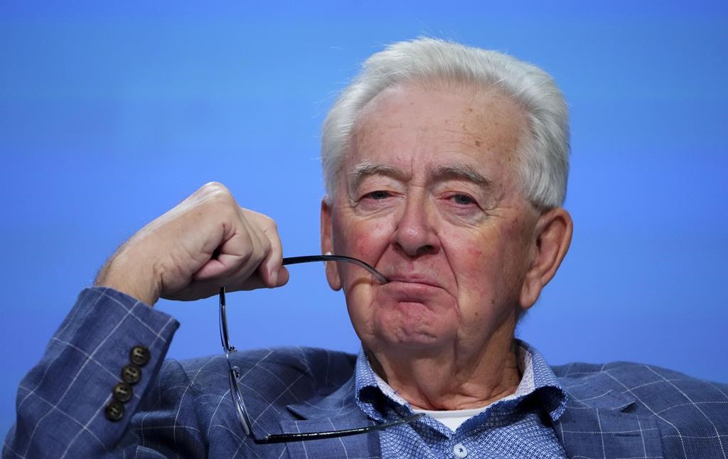 Preston Manning at a conference in Ottawa on Friday, May 6, 2022. THE CANADIAN PRESS/Sean Kilpatrick.
