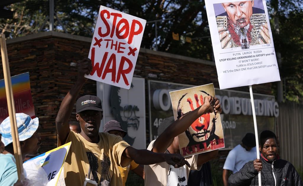 Ukraine talks ended because of West, Russia says ahead of South Africa naval drills – National | 24CA News