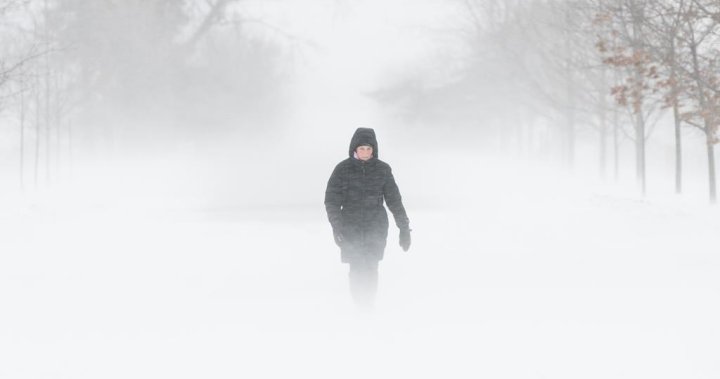 Зимното време удря Лондон, Онтарио. област в първия пълен ден на пролетта