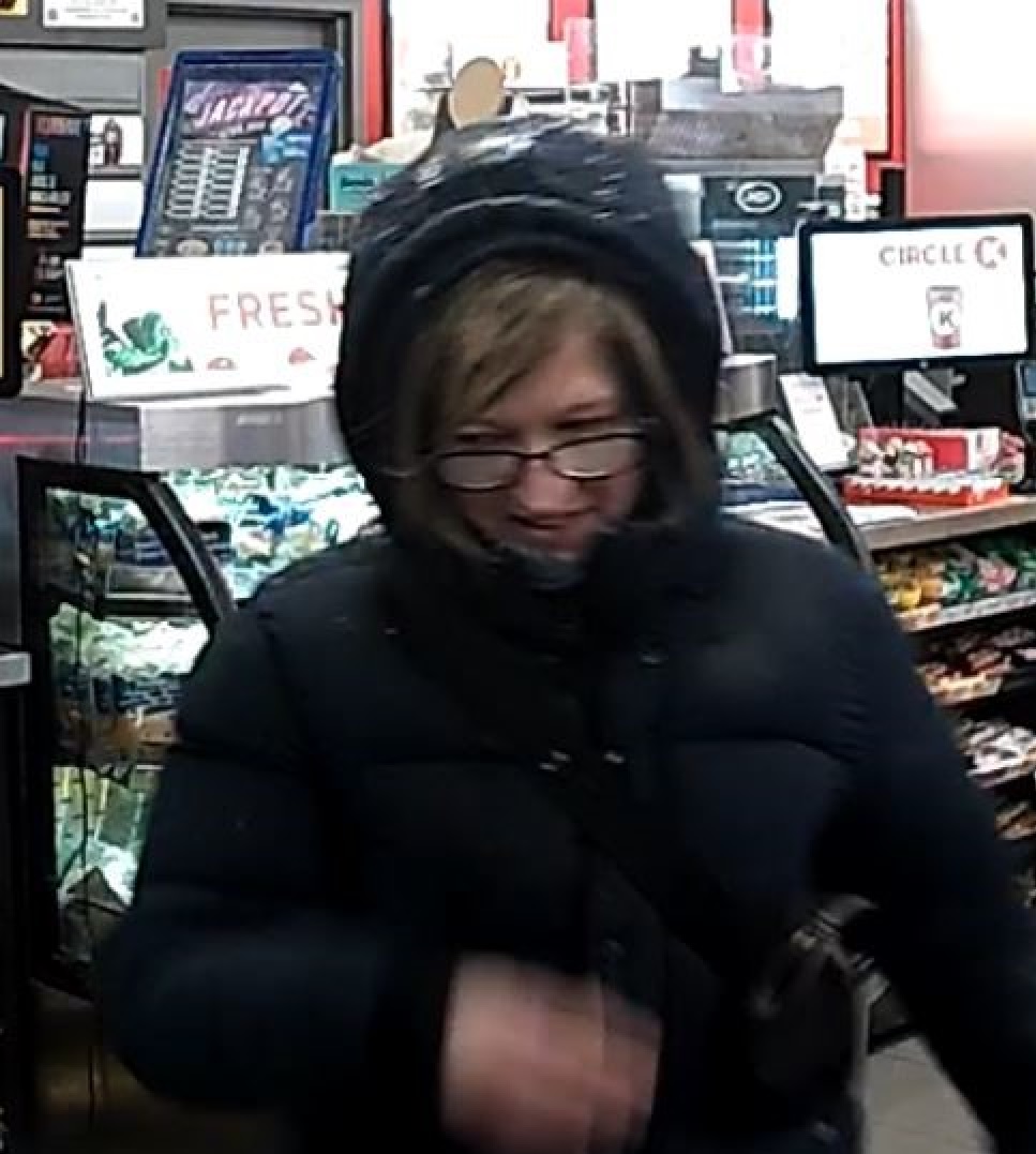 Police are looking to identify a suspect in a downtown break-and-enter.