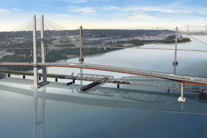 Patullo Bridge replacement to use similar snow and ice removal system to Port Mann, Alex Fraser
