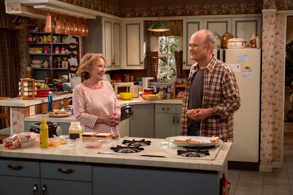 The Forman's kitchen got a '90's makeover.