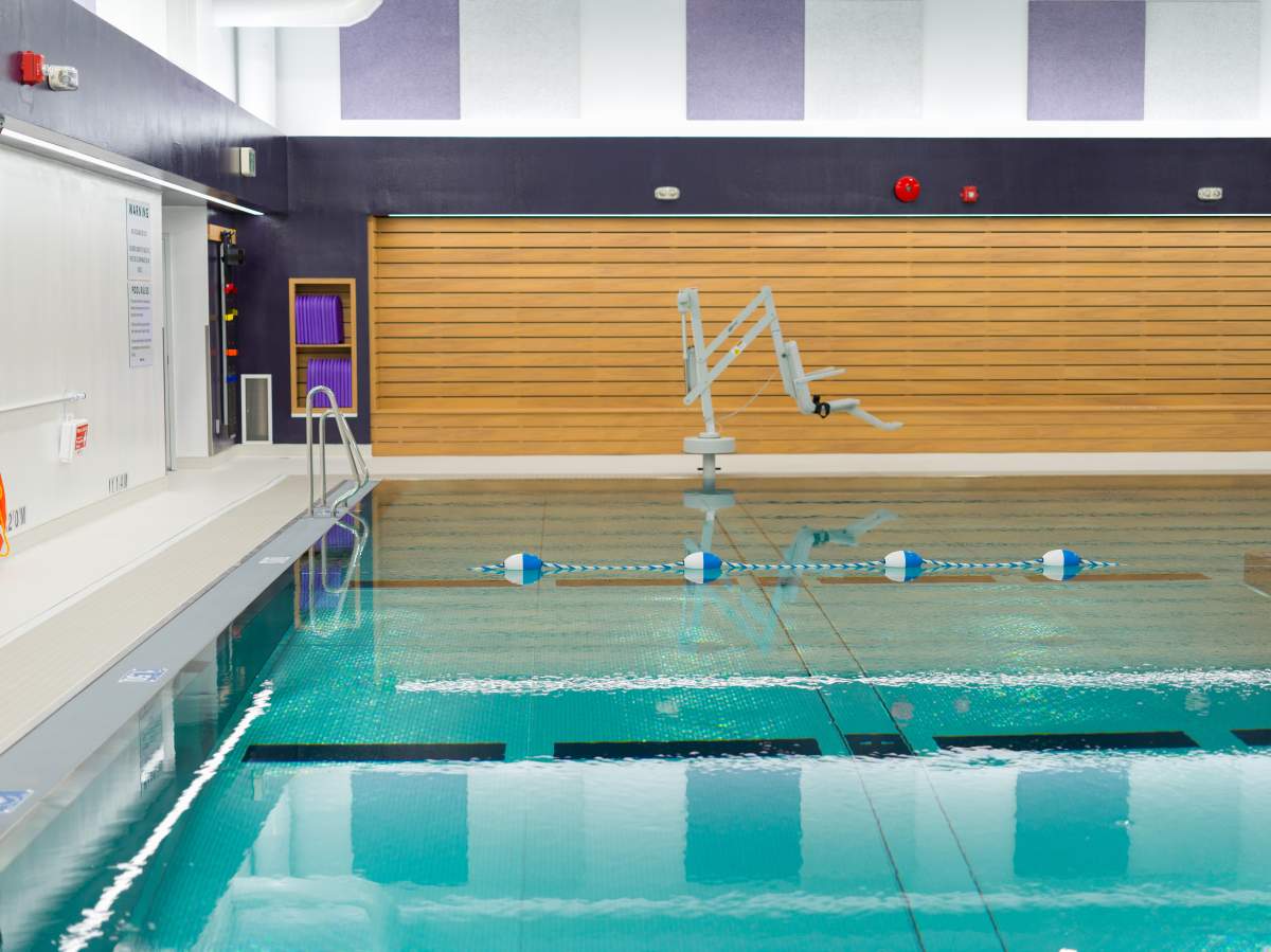 Aqua Essence’s new pool features a a lift for all ages.