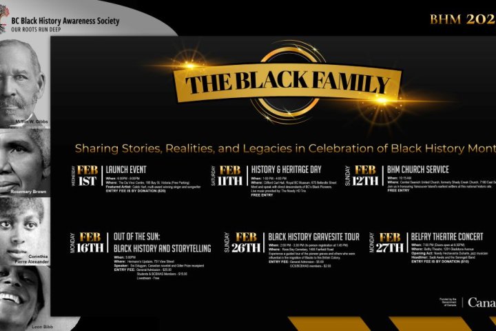 Global BC sponsors BC Black History Awareness: Black History Month
