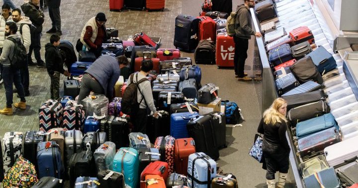 W bagażu pary w Ontario znajduje się urządzenie śledzące, które Air Canada przekazało na cele charytatywne