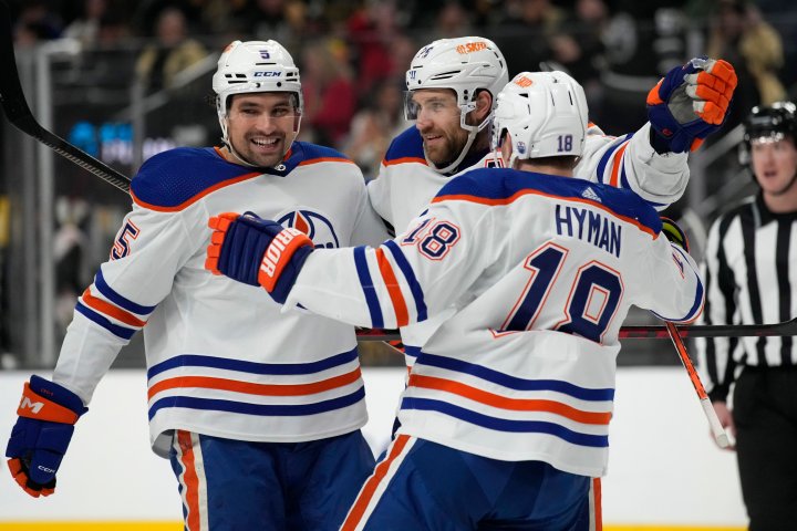 Edmonton Oilers knock off Golden Knights for third straight win