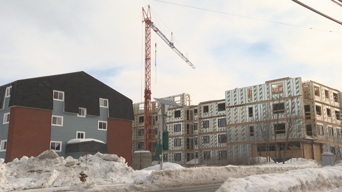 Development has hit new record levels in Fredericton, according to the city, but only 25 per cent of the units created are affordable. 