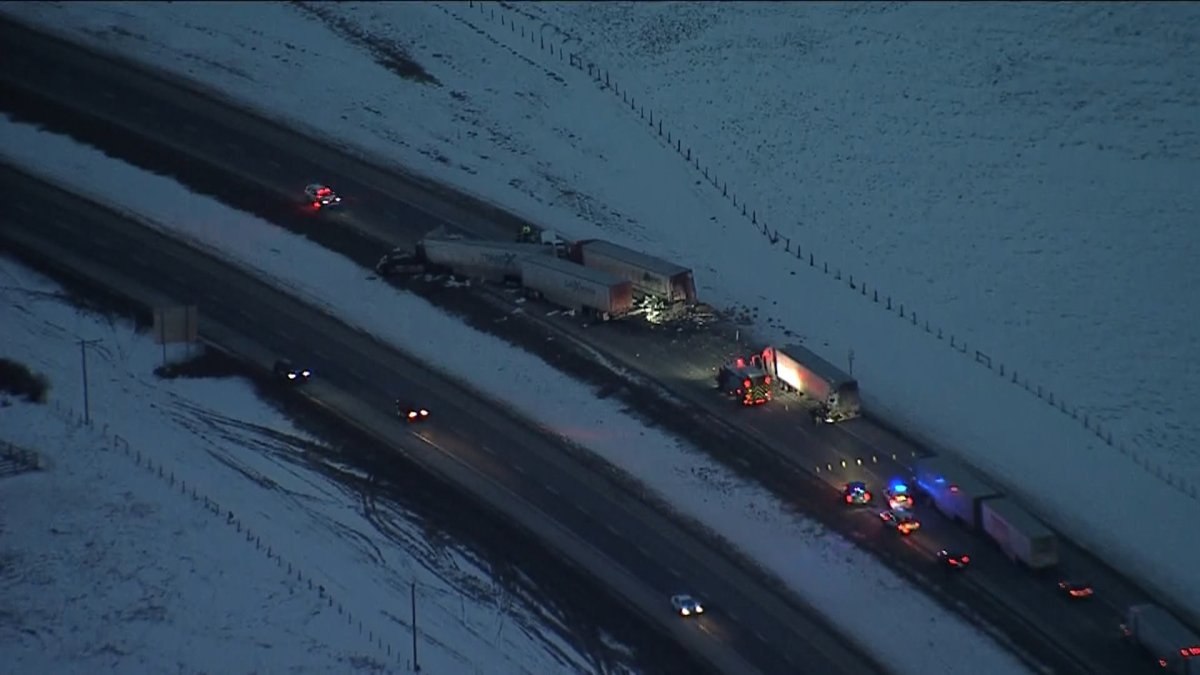 1 dead after multi-vehicle crash on Highway 1 north of Chestermere ...