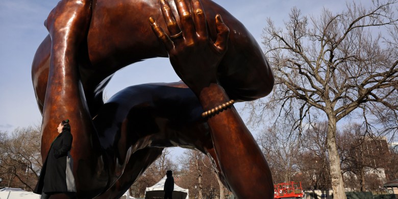 Unveiled Martin Luther King Jr. monument draws criticism and confusion