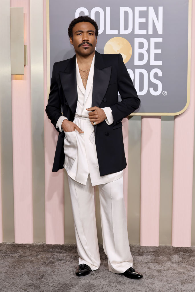 Donald Glover attends the 80th Annual Golden Globe Awards at The Beverly Hilton on January 10, 2023 in Beverly Hills, California.