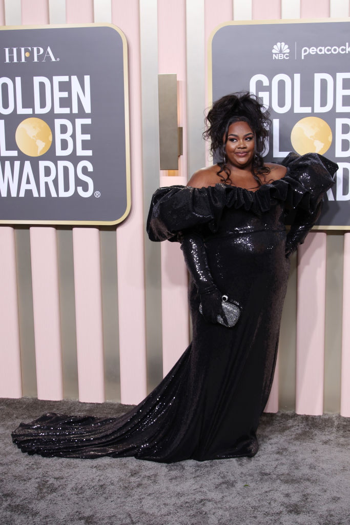 Nicole Byer attends the 80th Annual Golden Globe Awards at The Beverly Hilton on January 10, 2023 in Beverly Hills, California.