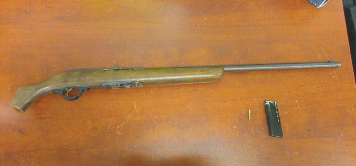 Photo of the seized weapon from Portage La Prairie RCMP.