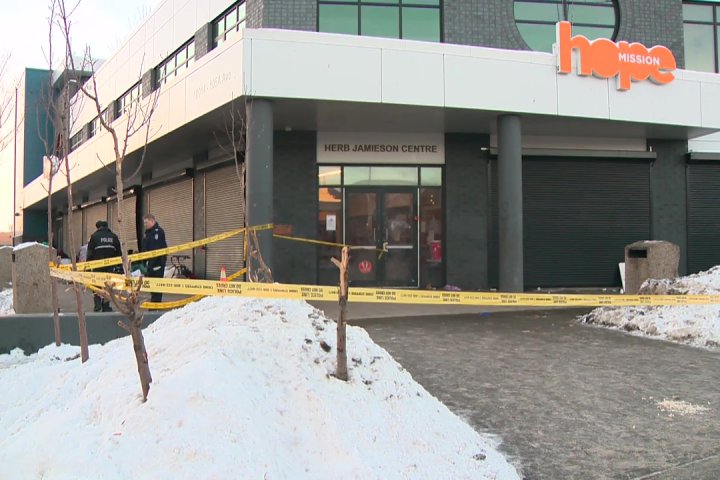 Man found shot outside Herb Jamieson homeless shelter was deliberately killed: Edmonton police