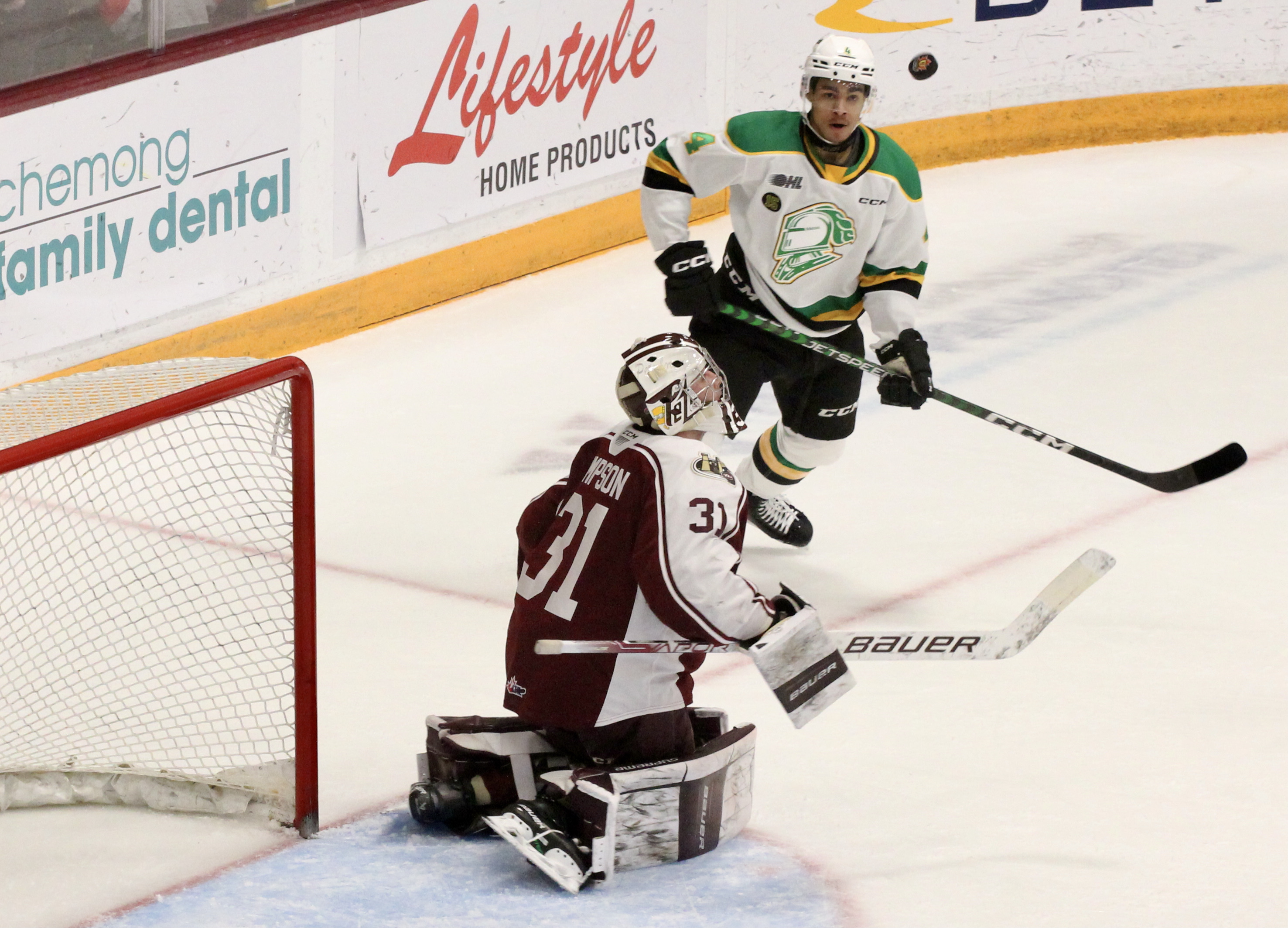 Petes trade OHL playoff MVP Michael Simpson to London Knights