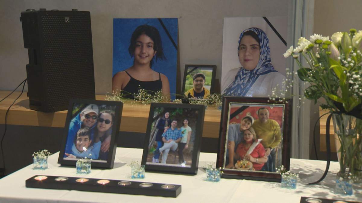 Memorial for victims killed on Iran flight PS752 three years ago. 