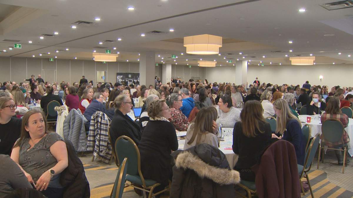 Over 300 people packed into a conference room at the Delta Saint John on Tuesday to take part in the public consultation on New Brunswick’s proposed replacement for French immersion.