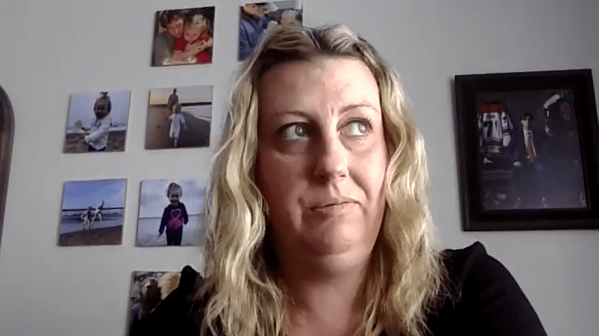 Katherine Snow said in a video chat with Global News her family is feeling anger after the death of her mother-in-law.