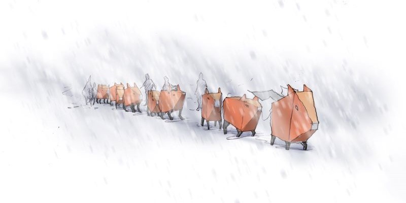 MEANWHILE WE STILL DREAM by Lindo Jia and Jaymon Diaz, Seattle, USA