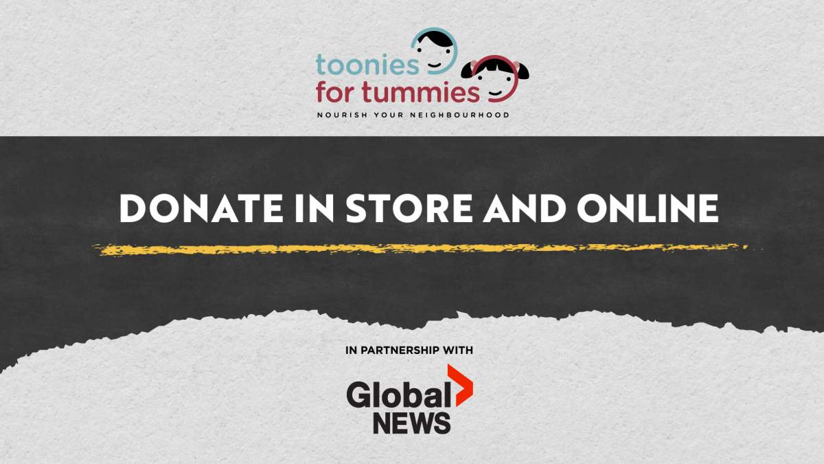 Toonies For Tummies; supported by Global Calgary - image