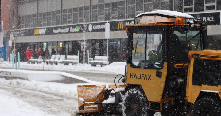 Snowfall closes Halifax schools, prompts police to warn of slippery driving