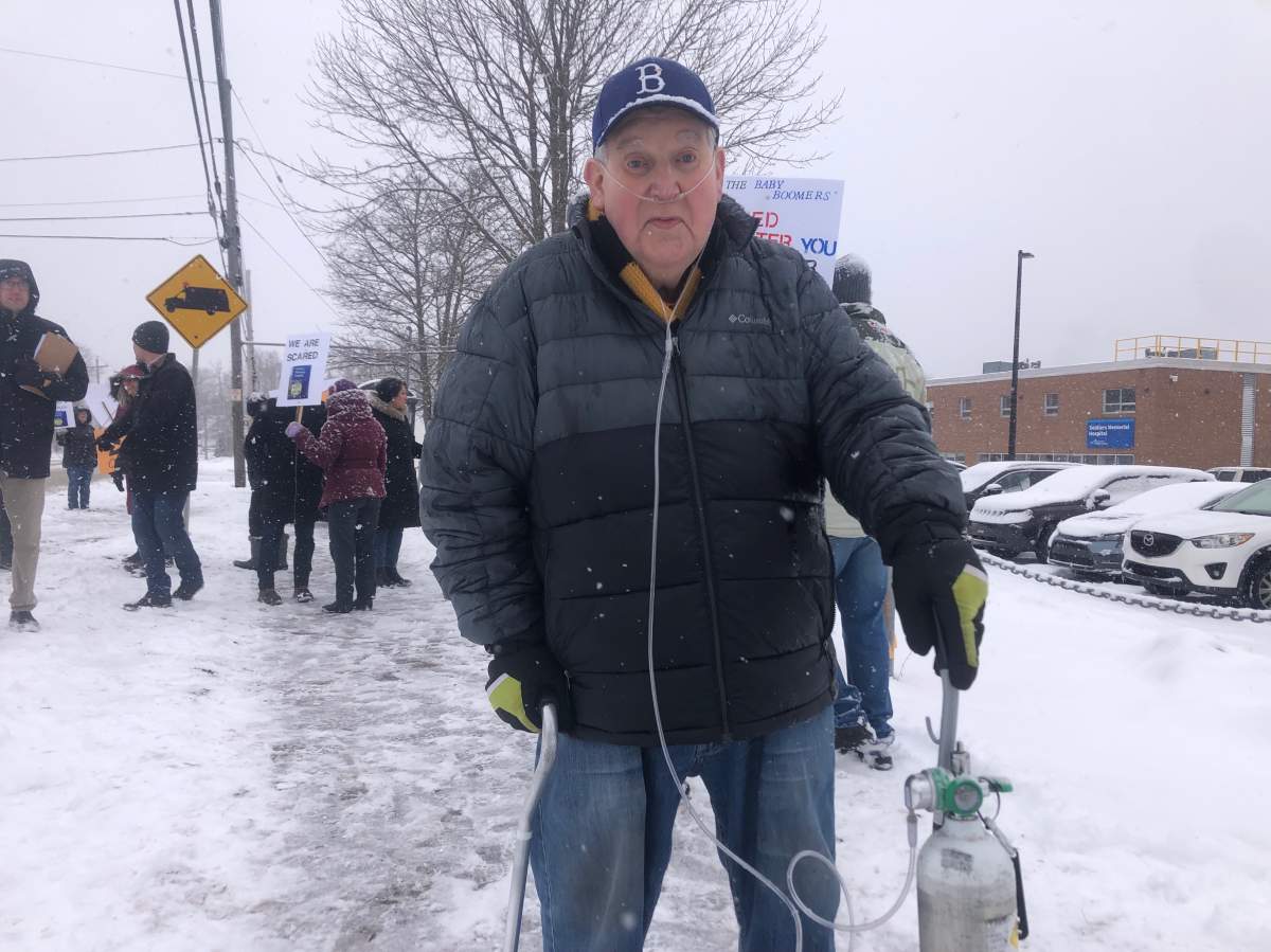 Albert Johnson says his wife twisted an ankle while the Middleton ER was closed. After calling the next closest hospital, the couple decided to wait for EHS for treatment.