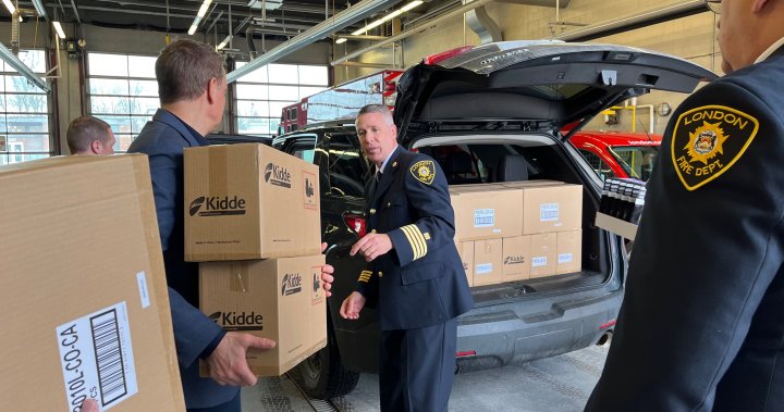 Housing program receives smoke alarms donated to London Fire Department