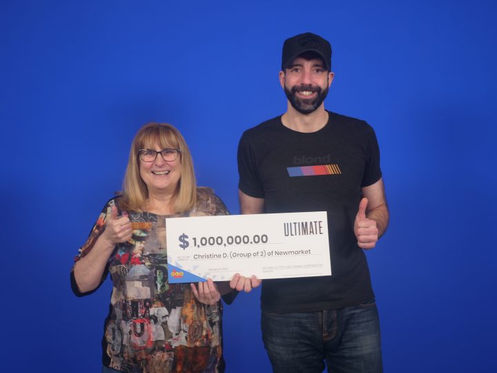 Christine Dee and Matthew Hug won $1 million after buying a $100 scratch ticket.