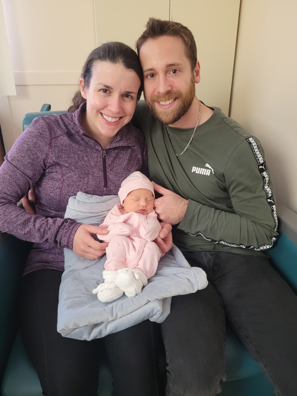 New Brunswick’s first baby of 2023 was Emily Gagnon, born at the Chaleur Regional Hospital in Bathurst.