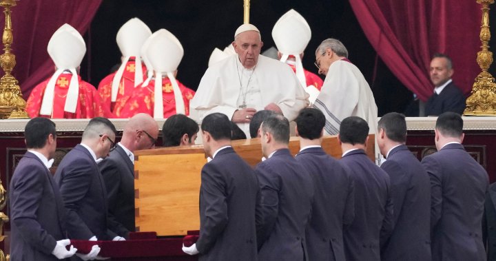Pope Francis presides over Benedict’s funeral as thousands of mourners gather