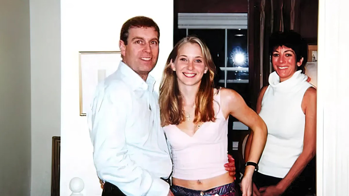 A photo showing Prince Andrew and Virginia Giuffre together that was included in court documents.