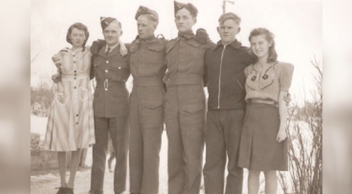 The Hyndman siblings of Rapid City, from left to right, Grace, Orrie (killed in action), Bob, Nyall, Timer and Jean