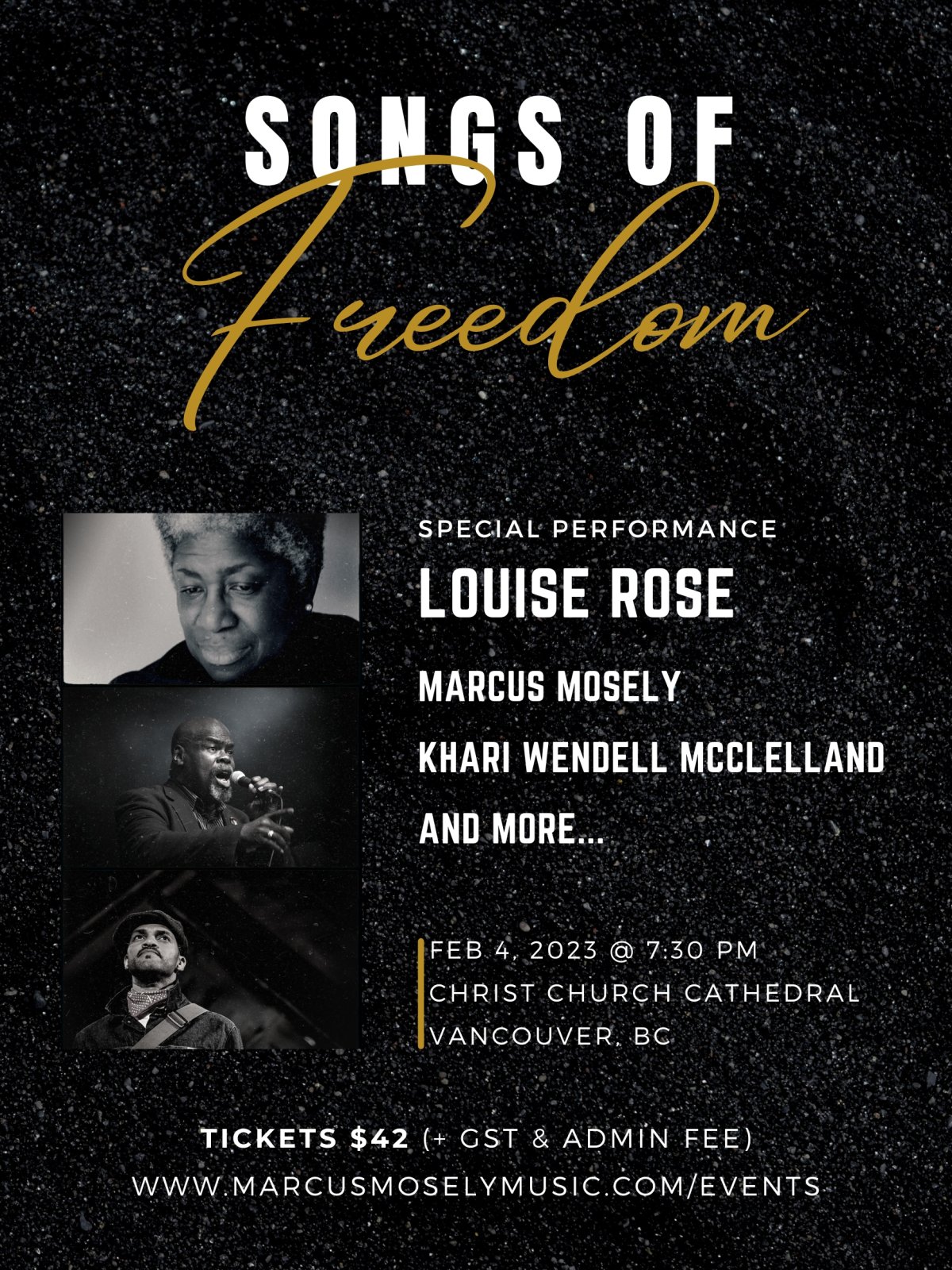 Songs of Freedom, Celebration of Black History GlobalNews Events