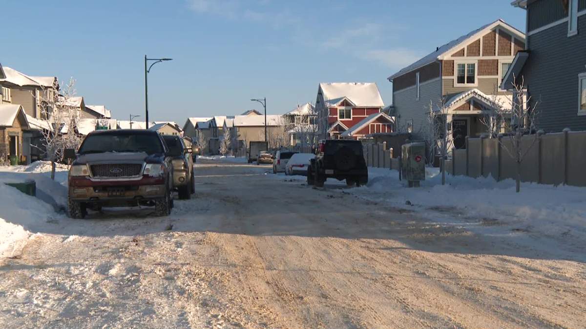 Southeast Edmonton's Laurel neighbourhood in January 2023.