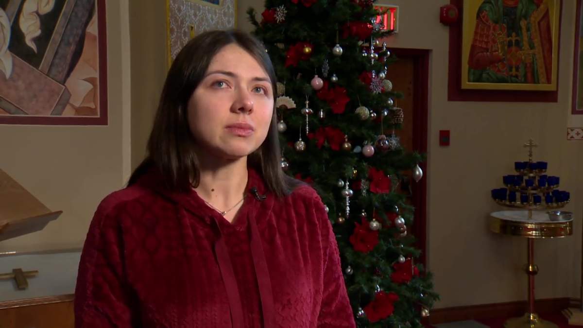 Ukrainian refugee Nataliia Demiamenko in Calgary in January 2023.