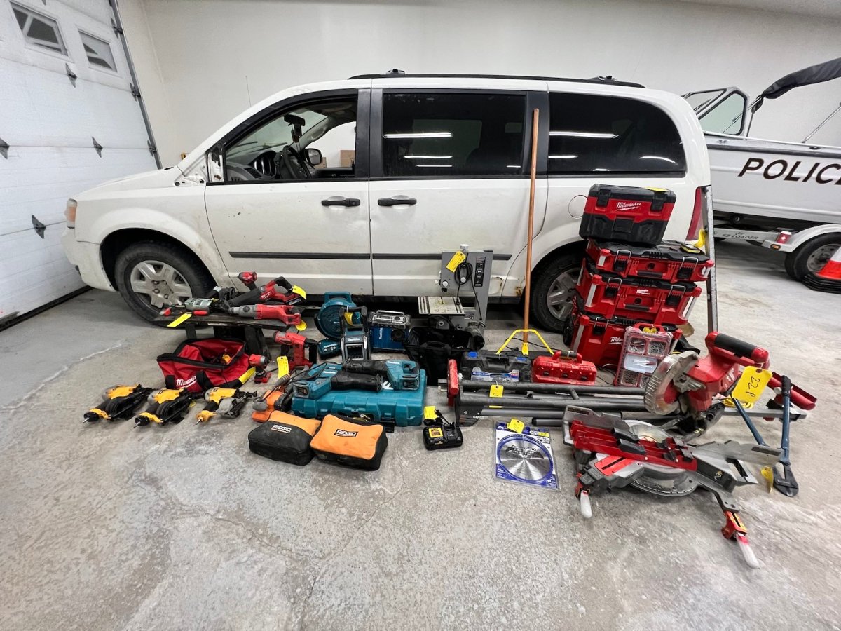 Stolen property recovered by Central Hastings OPP.