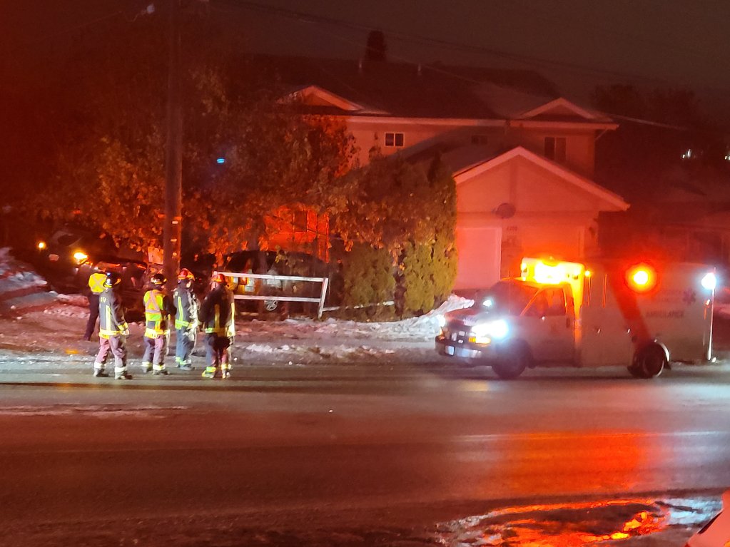 A collision on 34th Street in Vernon caused a major power outage on Wednesday morning. 