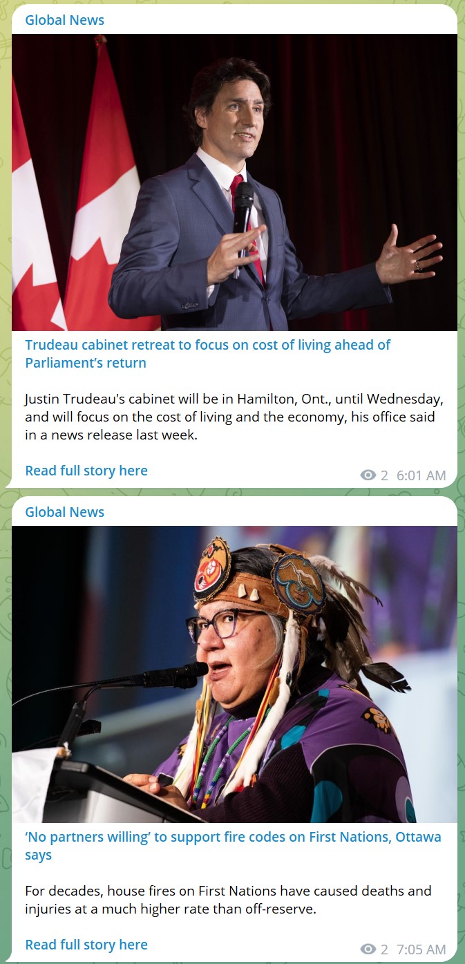 Global News on Telegram