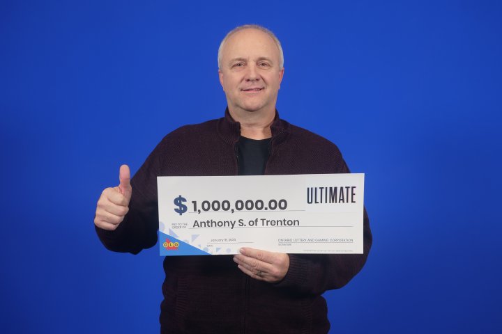 Trenton, Ont. man wins $1M on OLG’s Instant Ultimate lottery