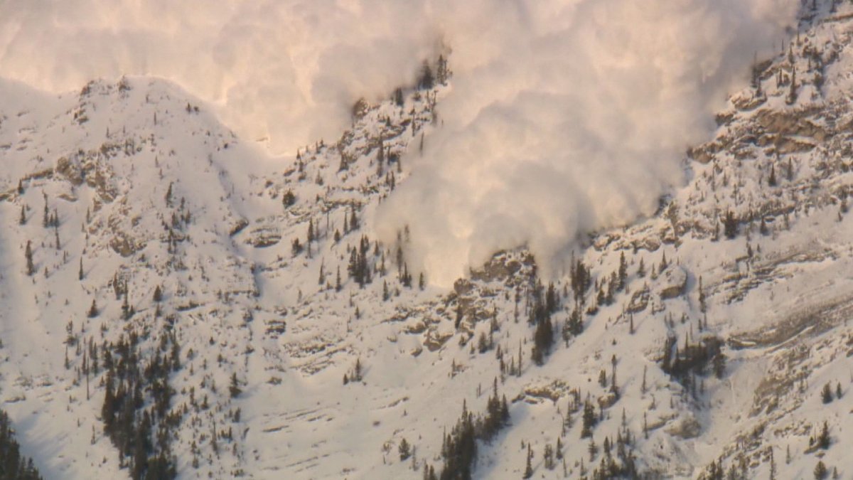 File photo of an avalanche in British Columbia. 